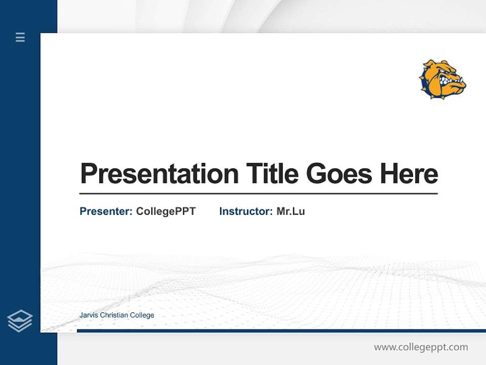 Jarvis Christian College Thesis Proposal/Graduation Defense PPT Template4:3 ratio PPT effect preview image5