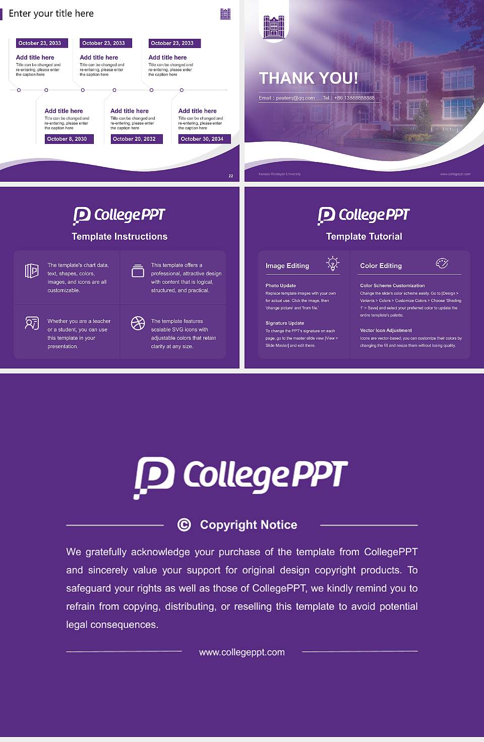 Kansas Wesleyan University Lecture Sharing and Networking Event PPT Template4:3 ratio PPT effect preview image4