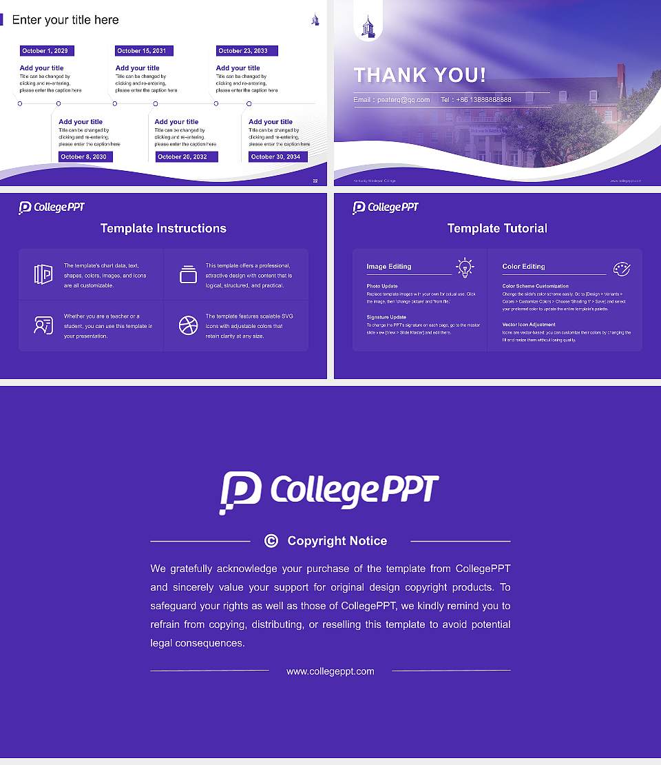 Kentucky Wesleyan College Lecture Sharing and Networking Event PPT Template16:9 ratio PPT effect preview image4