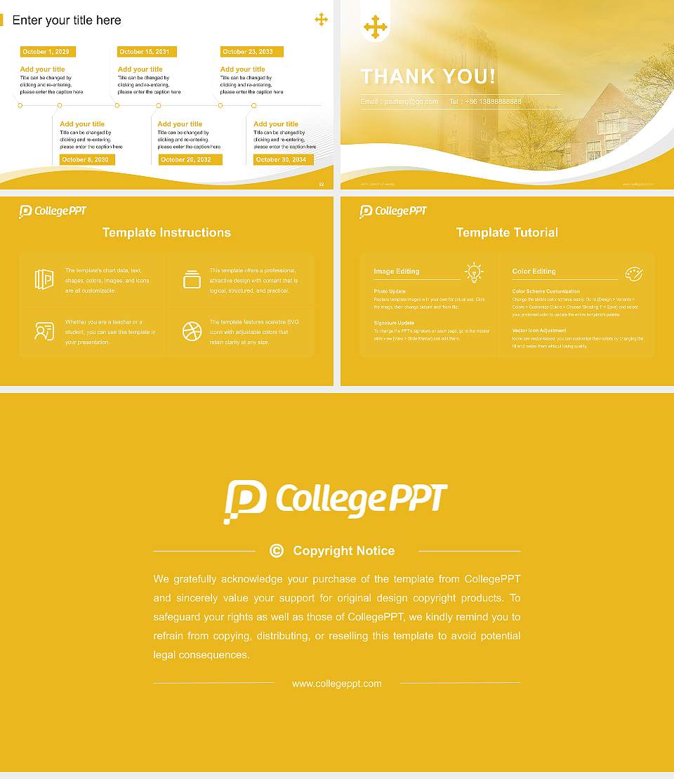 John Carroll University Lecture Sharing and Networking Event PPT Template16:9 ratio PPT effect preview image4