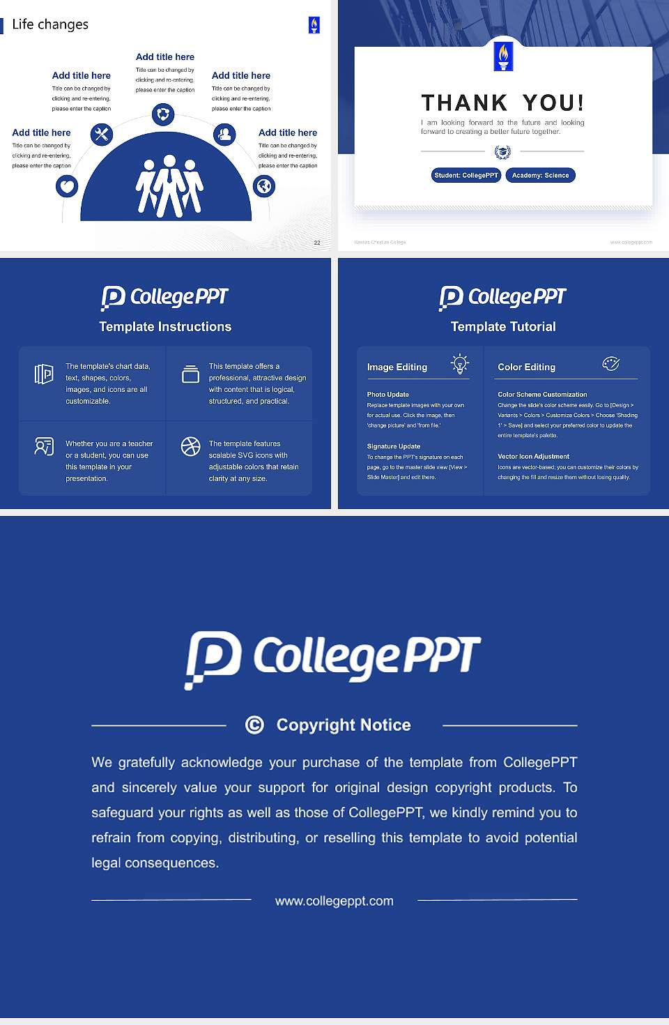 Kansas Christian College National Scholarship Defense PPT Template4:3 ratio PPT effect preview image4