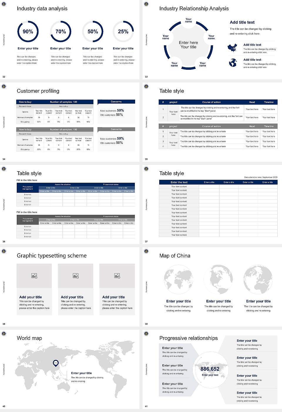 John F. Kennedy University Competition/Entrepreneurship Contest PPT Template16:9 ratio PPT effect preview image5