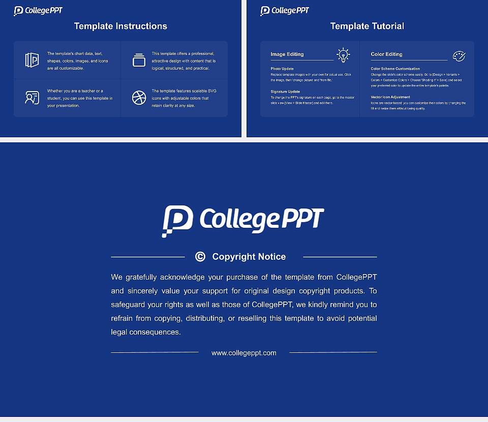 Johnson & Wales University-North Miami Course/Courseware Creation PPT Template16:9 ratio PPT effect preview image5