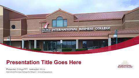 International Business College-Fort Wayne Course/Courseware Creation PPT Template