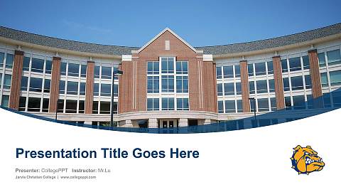 Jarvis Christian College Course/Courseware Creation PPT Template