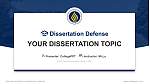 John F. Kennedy University Graduation Thesis Defense PPT Template