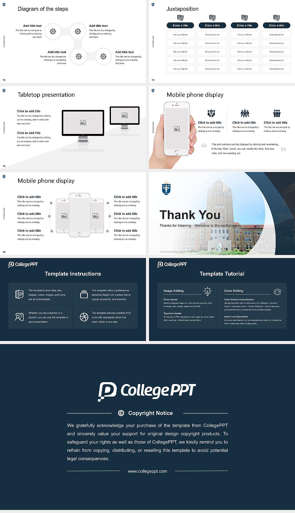 Kenrick Glennon Seminary Competition/Entrepreneurship Contest PPT Template16:9 ratio PPT effect preview image9