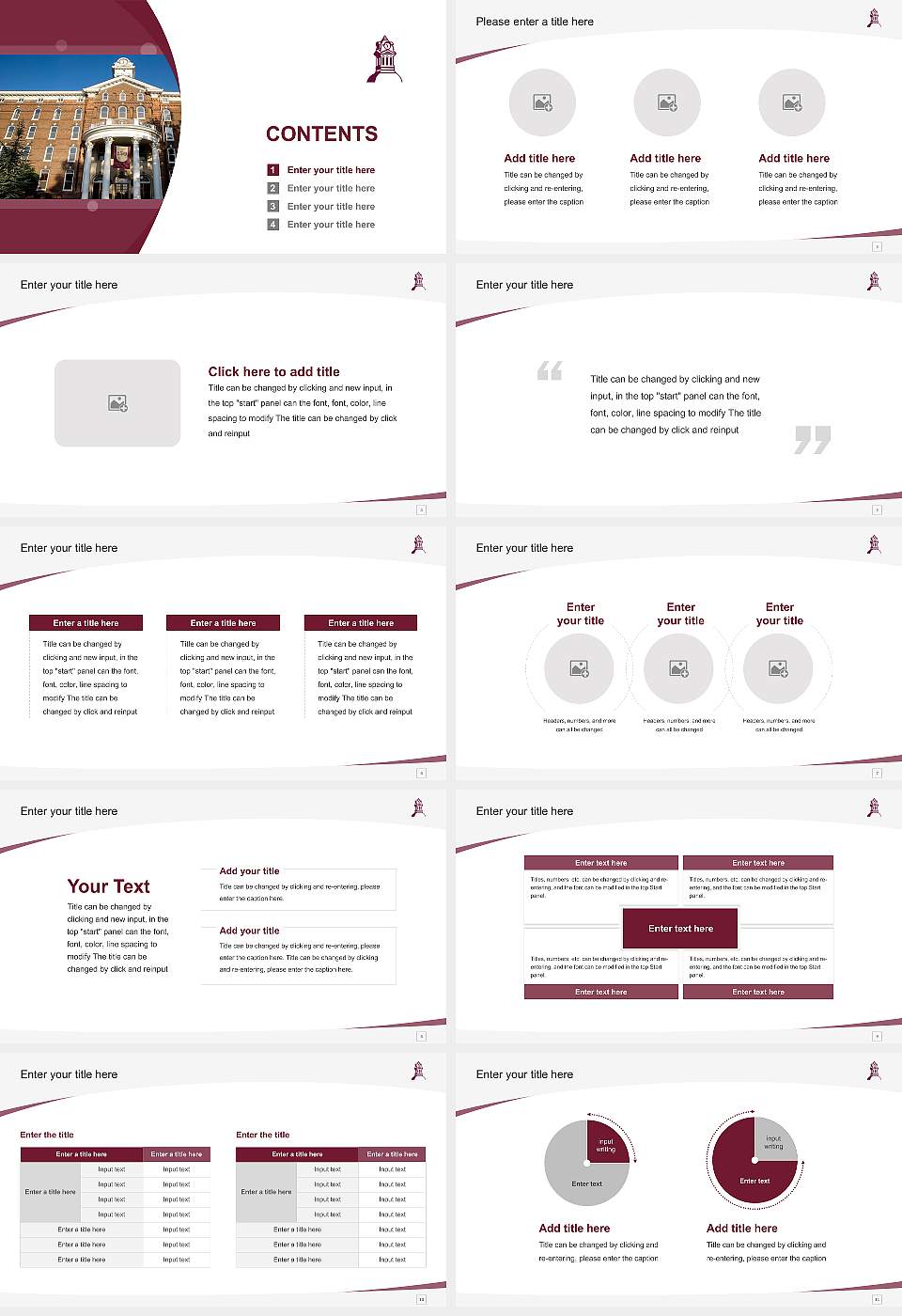 Kutztown University of Pennsylvania Course/Courseware Creation PPT Template16:9 ratio PPT effect preview image2