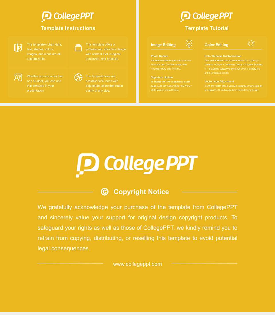 John Carroll University Course/Courseware Creation PPT Template4:3 ratio PPT effect preview image5