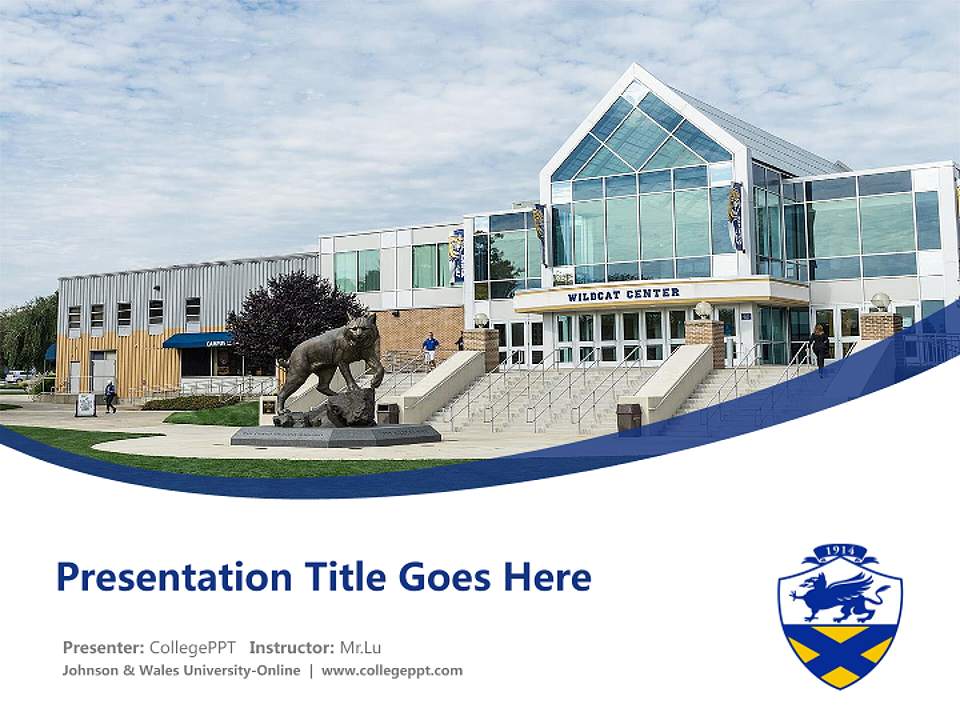 Johnson & Wales University-Online Course/Courseware Creation PPT Template4:3 ratio PPT effect preview image5