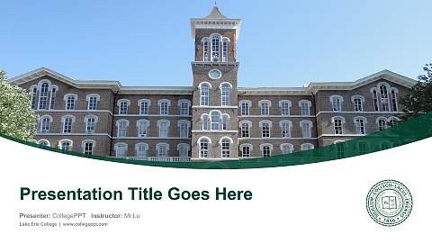 Lake Erie College Course/Courseware Creation PPT Template