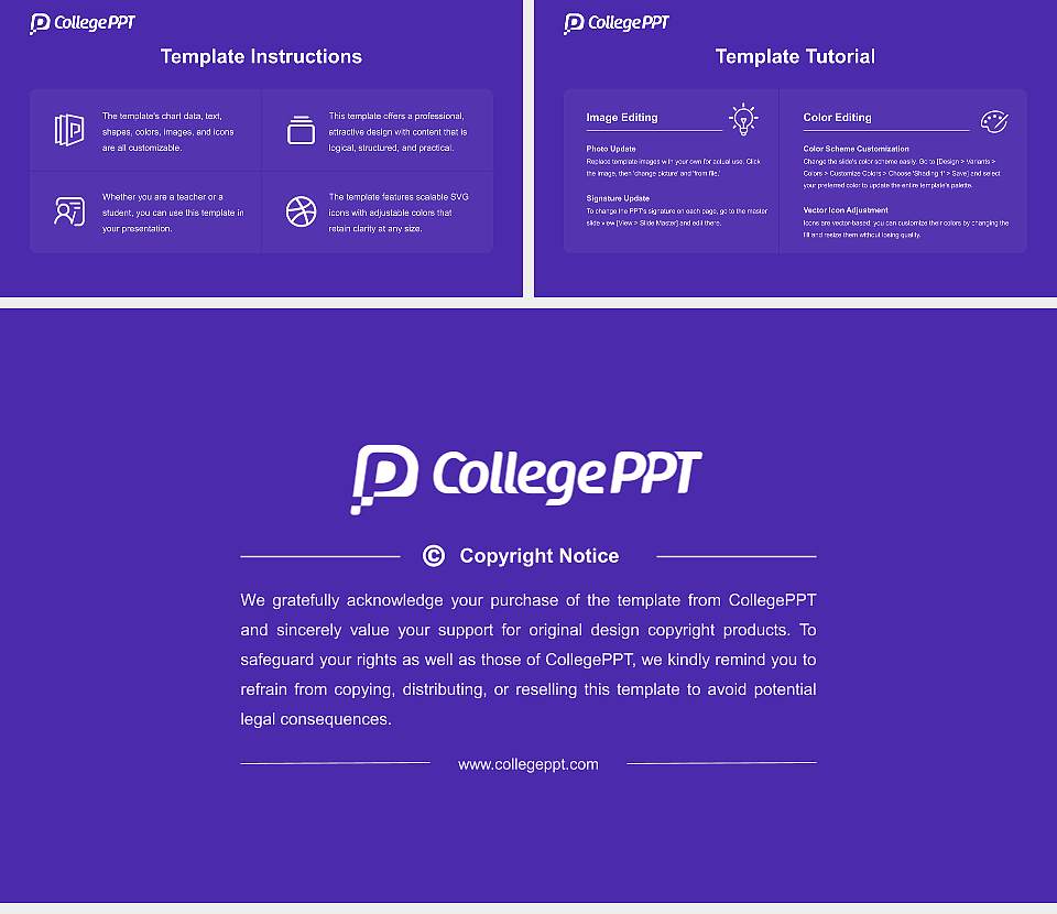 Kentucky Wesleyan College Course/Courseware Creation PPT Template16:9 ratio PPT effect preview image5