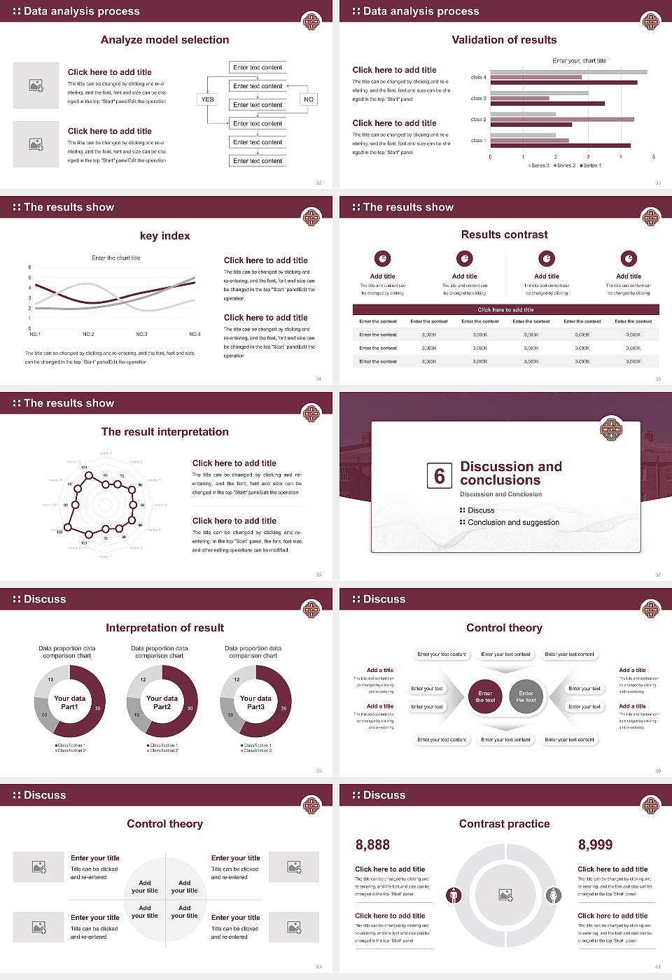 Iona College Graduation Thesis Defense PPT Template16:9 ratio PPT effect preview image5