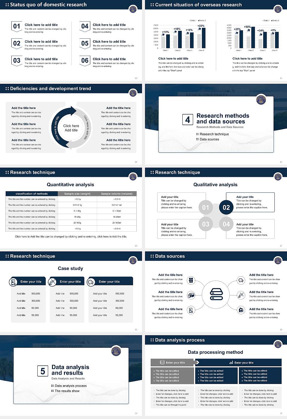 Keiser University-Ft Lauderdale Graduation Thesis Defense PPT Template16:9 ratio PPT effect preview image4