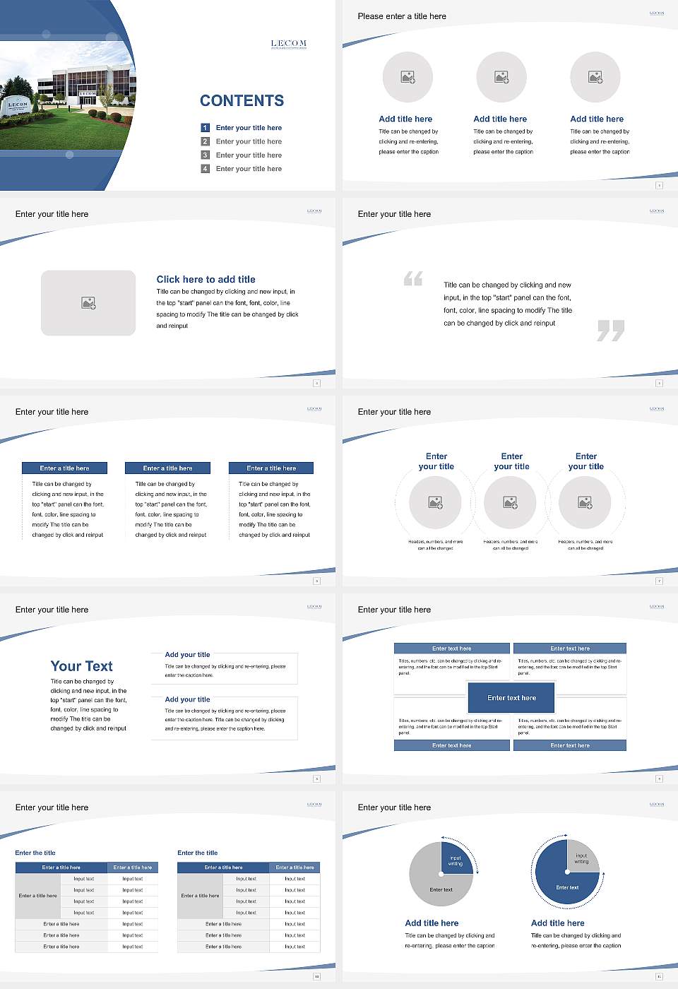 Lake Erie College of Osteopathic Medicine Course/Courseware Creation PPT Template16:9 ratio PPT effect preview image2