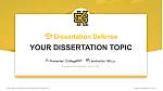 Kennesaw State University Disputation Powerpoint Vorlage