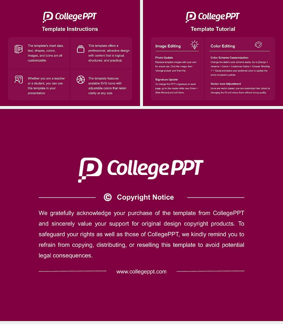 Lakeview College of Nursing Course/Courseware Creation PPT Template4:3 ratio PPT effect preview image5