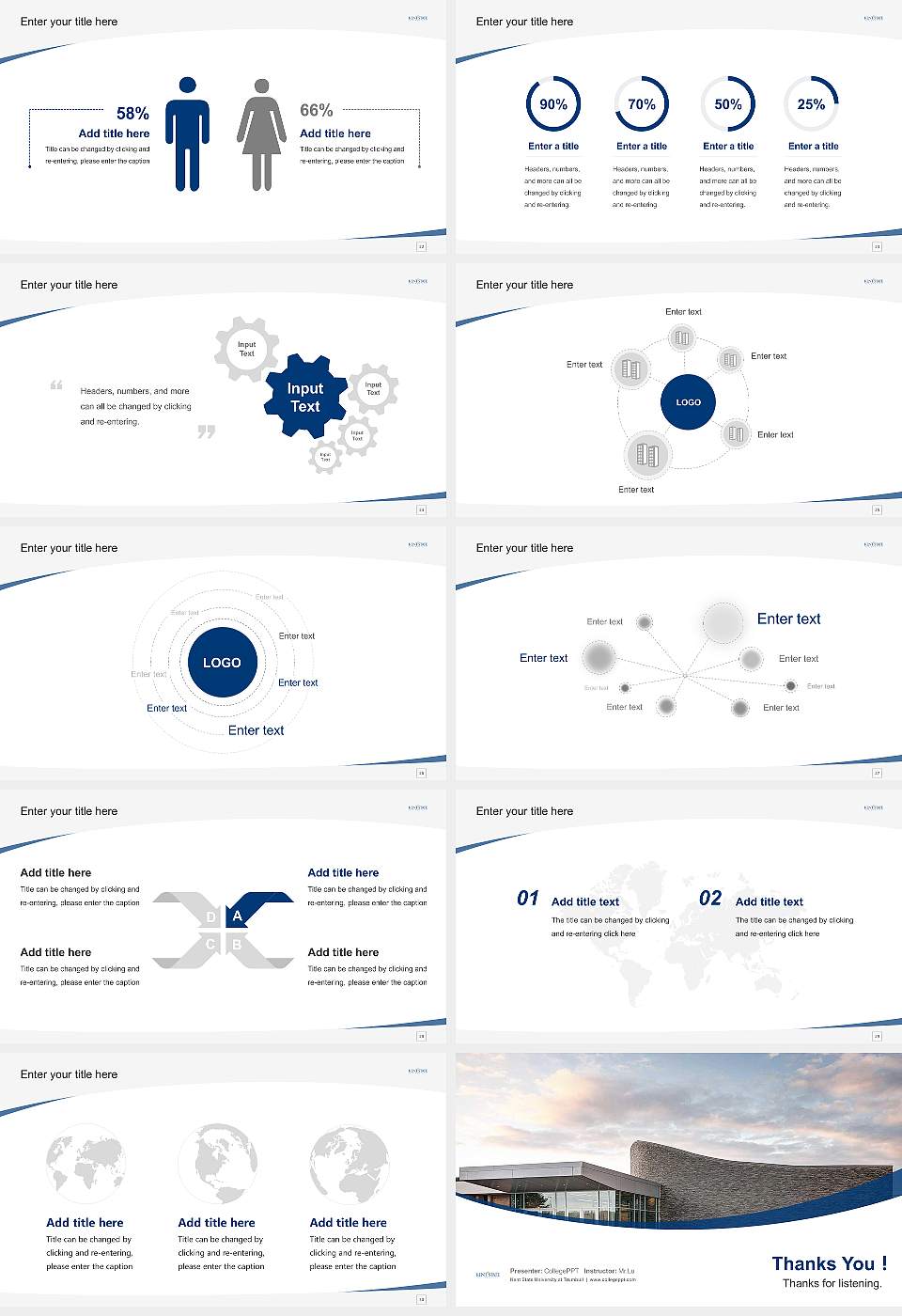 Kent State University at Trumbull Course/Courseware Creation PPT Template16:9 ratio PPT effect preview image4