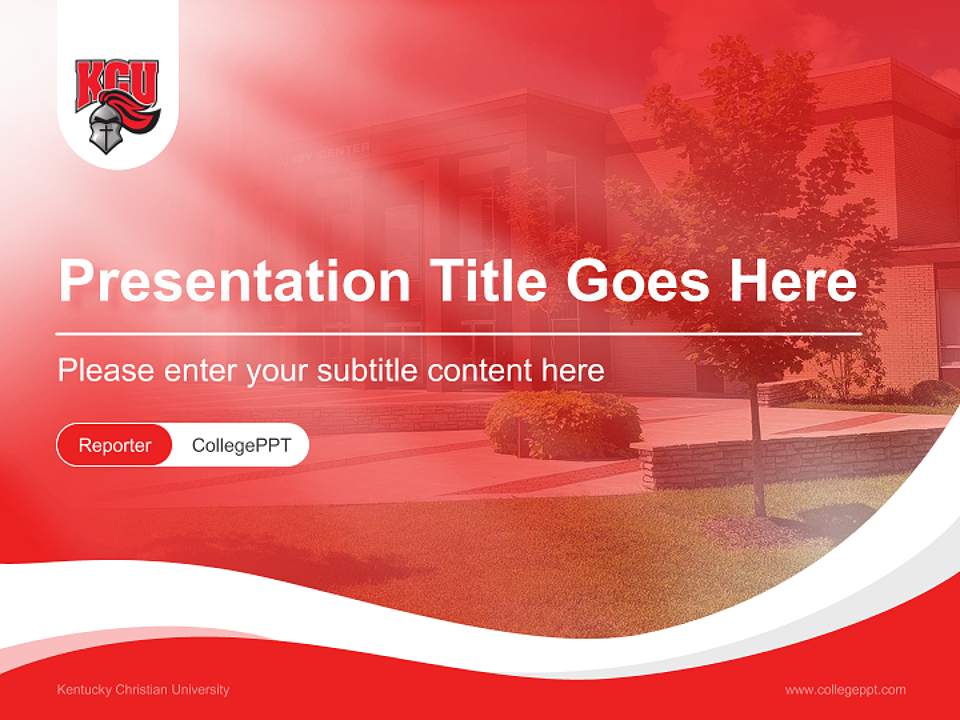 Kentucky Christian University Lecture Sharing and Networking Event PPT Template4:3 ratio PPT effect preview image4