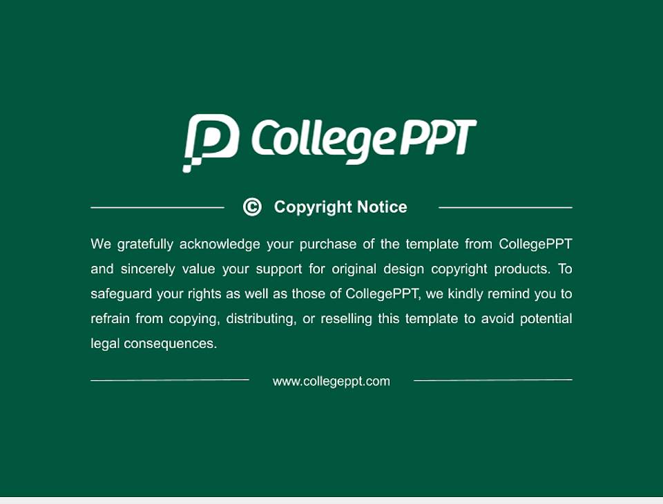 Keuka College Thesis Proposal/Graduation Defense PPT Template4:3 ratio PPT effect preview image5