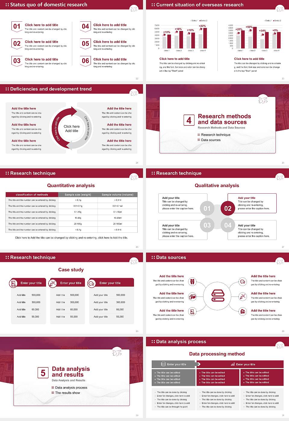 Jung Tao School of Classical Chinese Medicine Graduation Thesis Defense PPT Template16:9 ratio PPT effect preview image4