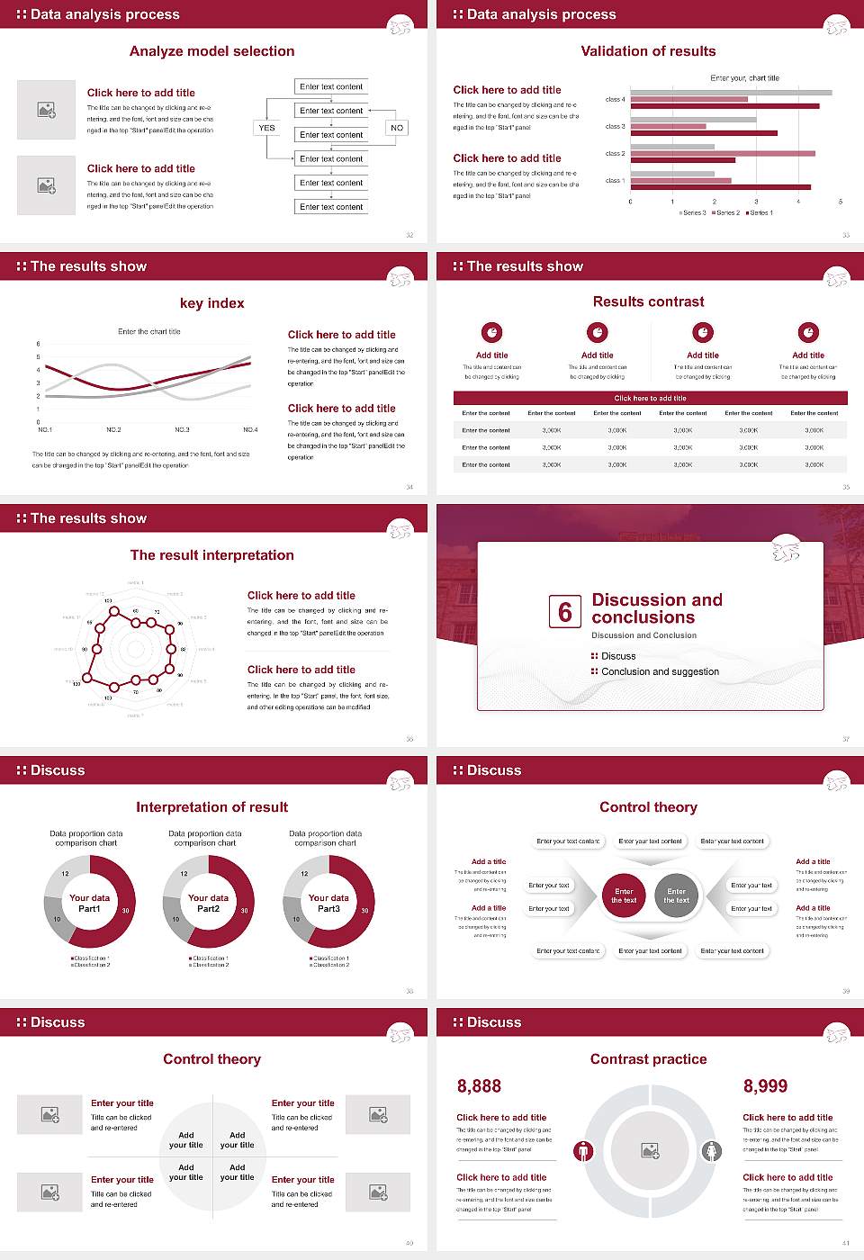 Jung Tao School of Classical Chinese Medicine Graduation Thesis Defense PPT Template16:9 ratio PPT effect preview image5