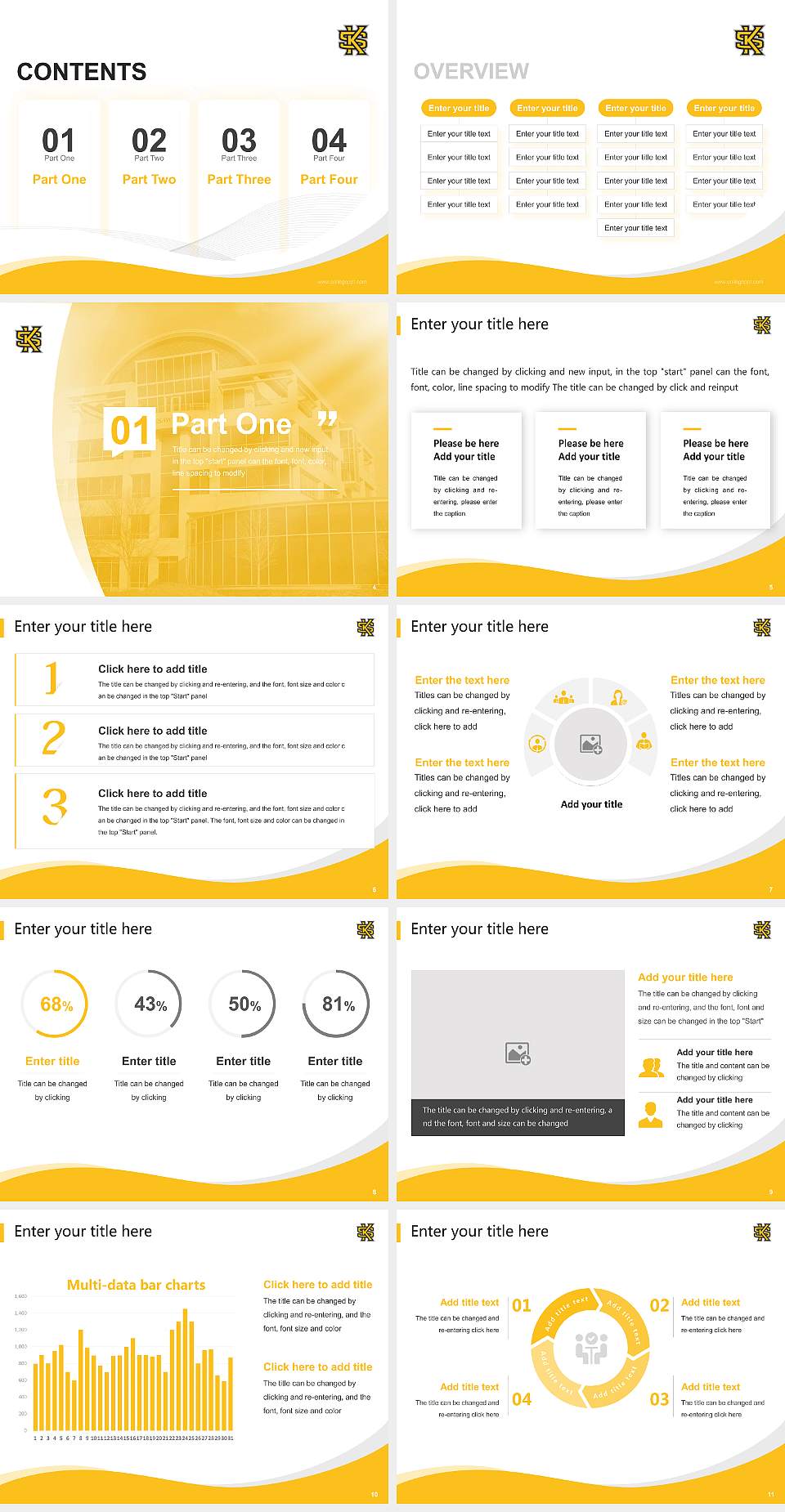 Kennesaw State University Lecture Sharing and Networking Event PPT Template4:3 ratio PPT effect preview image2