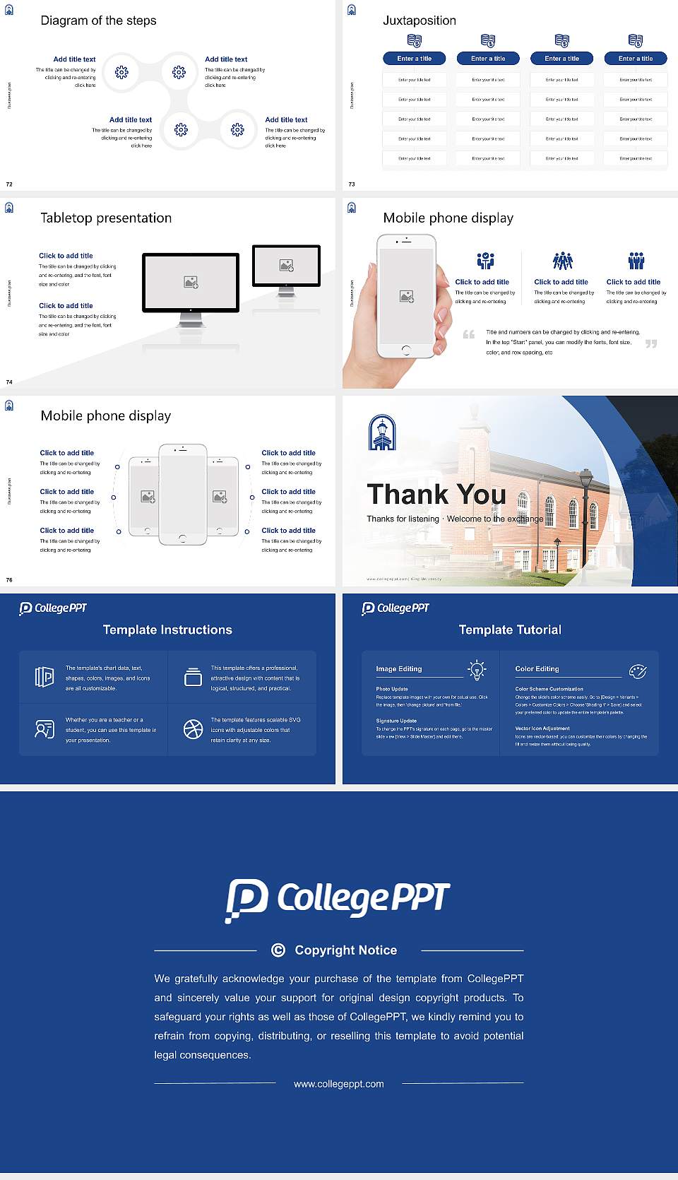 King University Competition/Entrepreneurship Contest PPT Template16:9 ratio PPT effect preview image9