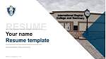 International Baptist College and Seminary Resume PPT Template