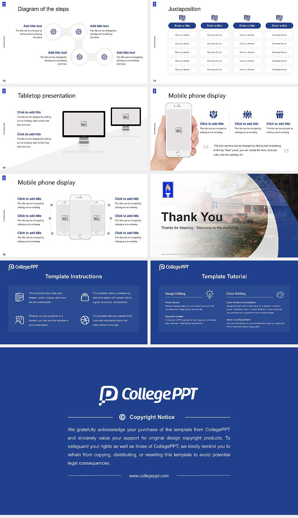 Kansas Christian College Competition/Entrepreneurship Contest PPT Template16:9 ratio PPT effect preview image9