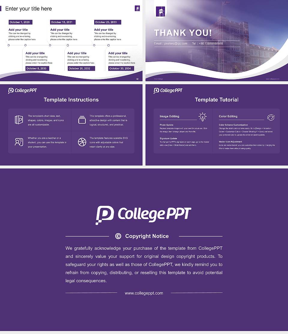Knox College Lecture Sharing and Networking Event PPT Template16:9 ratio PPT effect preview image4