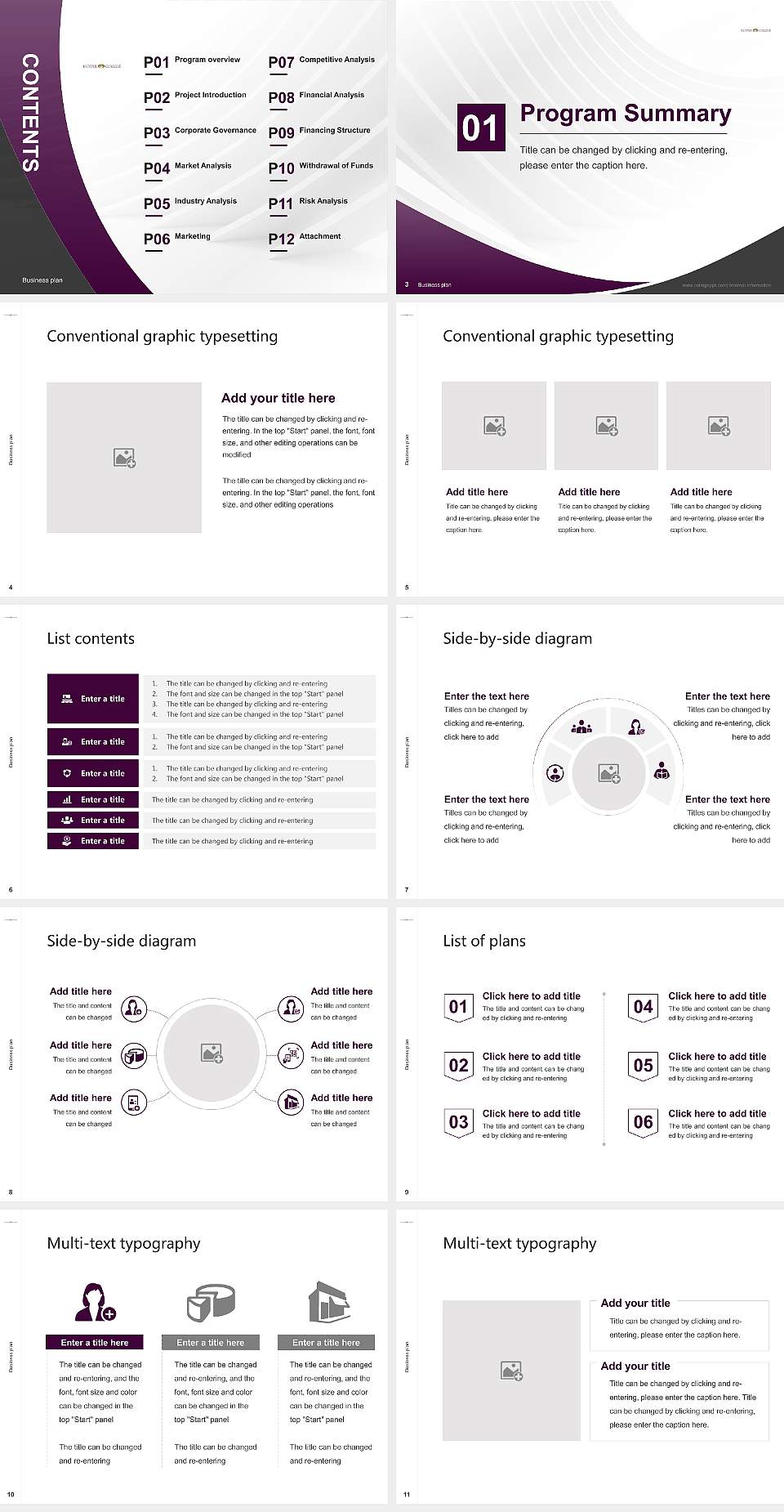 Kuyper College Competition/Entrepreneurship Contest PPT Template4:3 ratio PPT effect preview image2