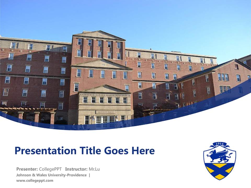 Johnson & Wales University-Providence Course/Courseware Creation PPT Template4:3 ratio PPT effect preview image5