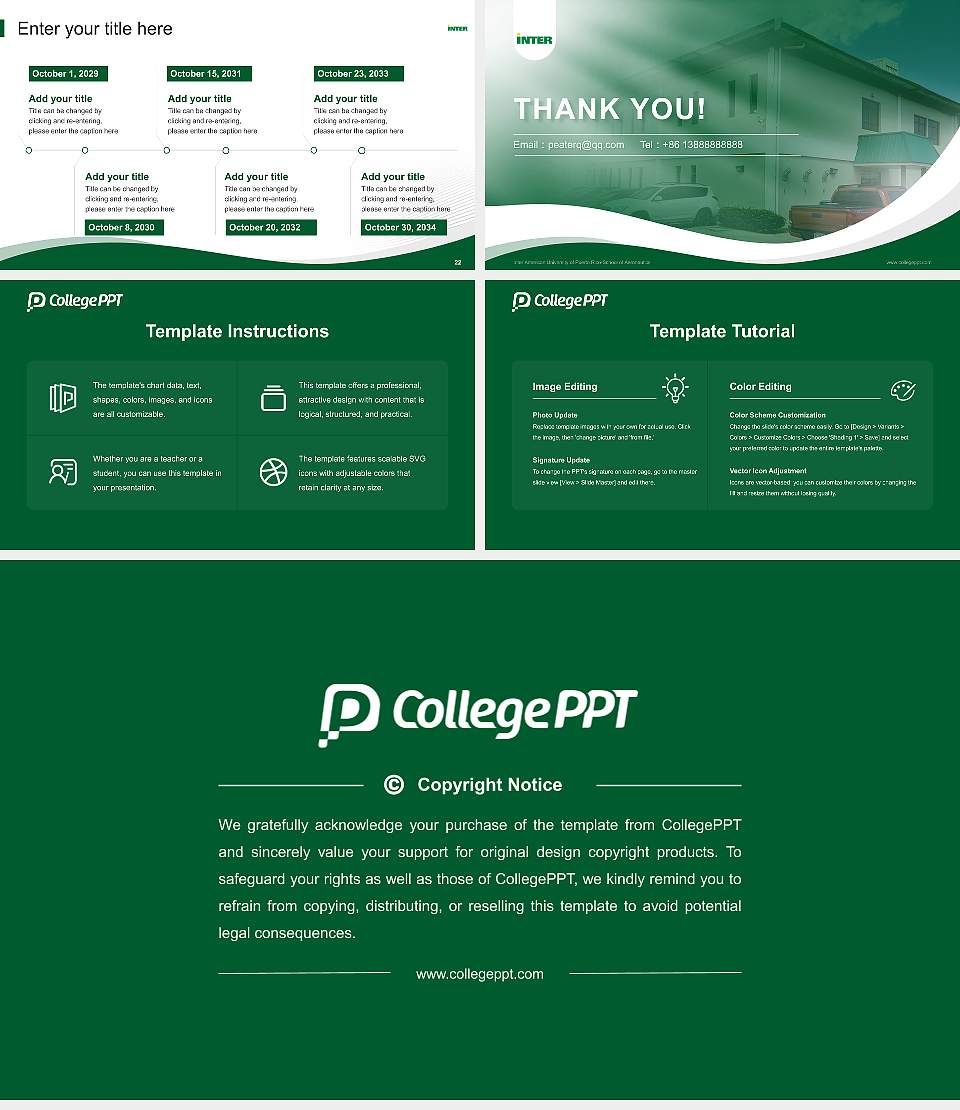 Inter American University of Puerto Rico-School of Aeronautics Lecture Sharing and Networking Event PPT Template16:9 ratio PPT effect preview image4