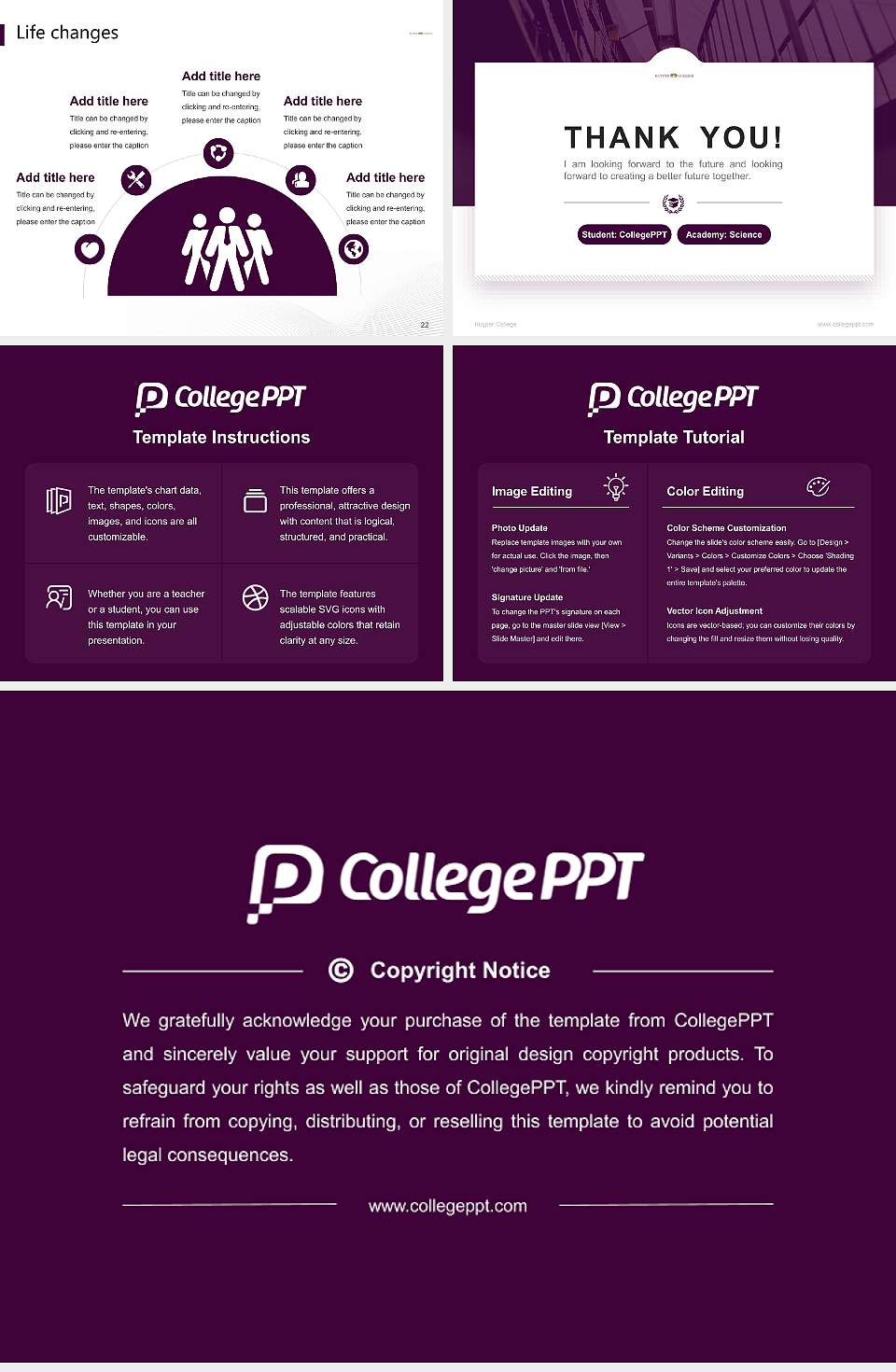 Kuyper College National Scholarship Defense PPT Template4:3 ratio PPT effect preview image4