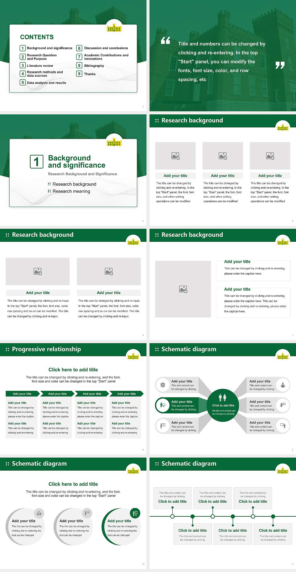 Kentucky State University Graduation Thesis Defense PPT Template4:3 ratio PPT effect preview image2