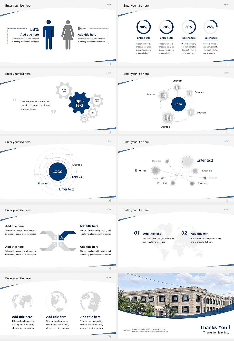 Kent State University at East Liverpool Course/Courseware Creation PPT Template16:9 ratio PPT effect preview image4