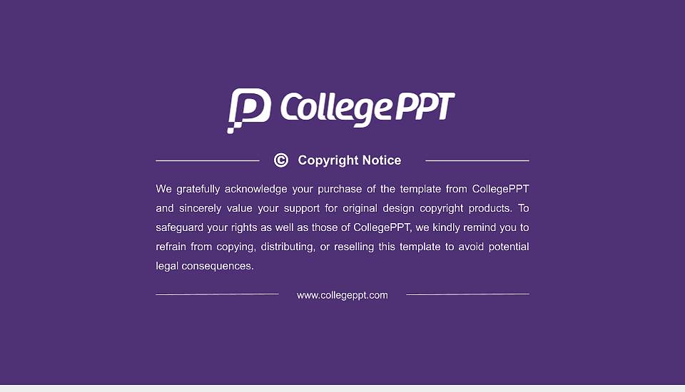 Knox College Thesis Proposal/Graduation Defense PPT Template16:9 ratio PPT effect preview image5