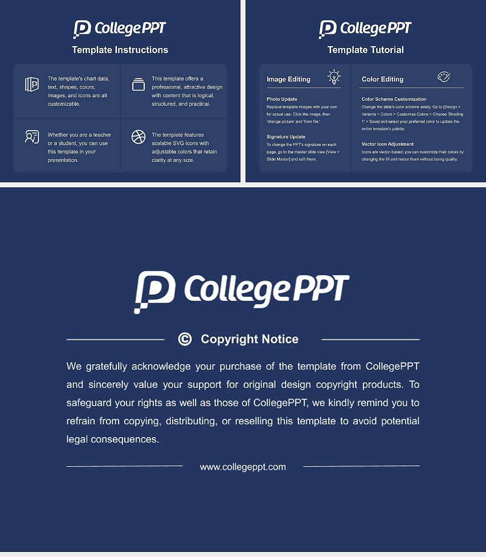 Keystone College Academic Presentation/Research Findings Report PPT Template4:3 ratio PPT effect preview image5