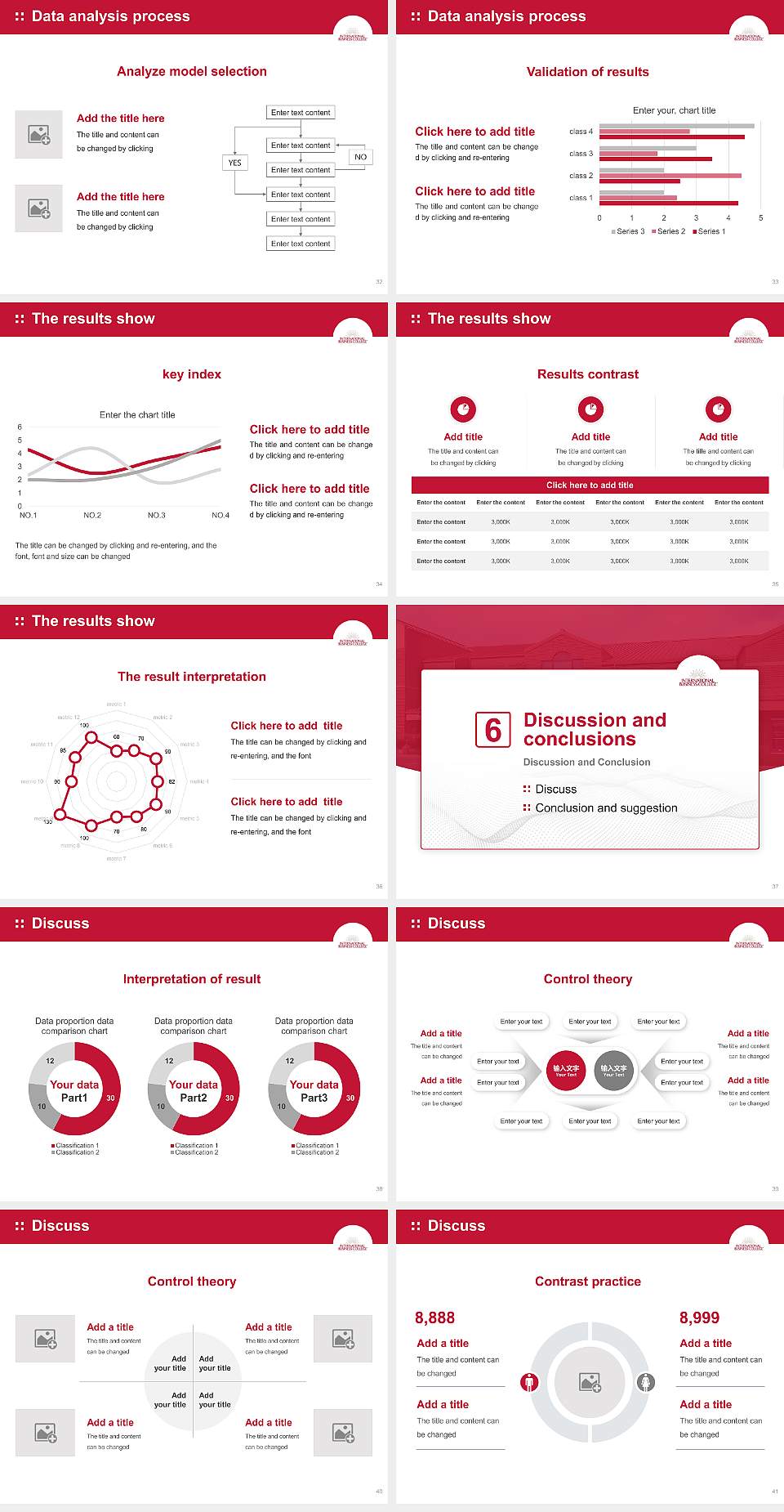 International Business College-Fort Wayne Graduation Thesis Defense PPT Template4:3 ratio PPT effect preview image5
