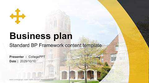John Carroll University Competition/Entrepreneurship Contest PPT Template