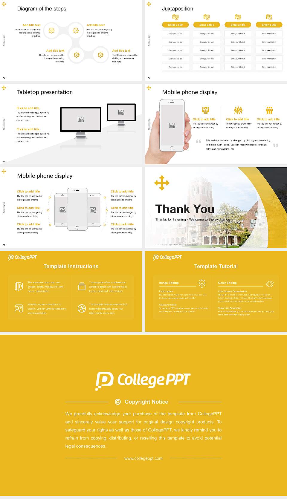 John Carroll University Competition/Entrepreneurship Contest PPT Template16:9 ratio PPT effect preview image9