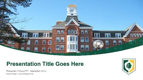 Keuka College Course/Courseware Creation PPT Template