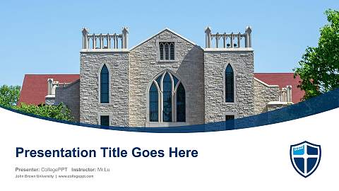 John Brown University Course/Courseware Creation PPT Template