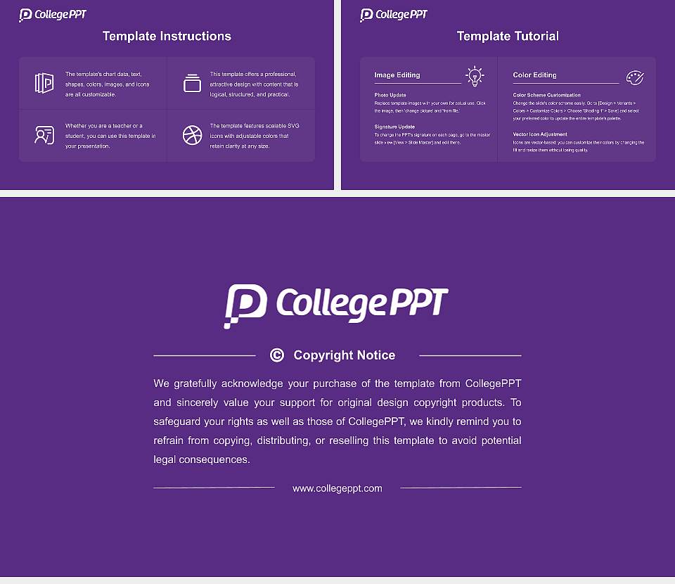 Kansas Wesleyan University Course/Courseware Creation PPT Template16:9 ratio PPT effect preview image5