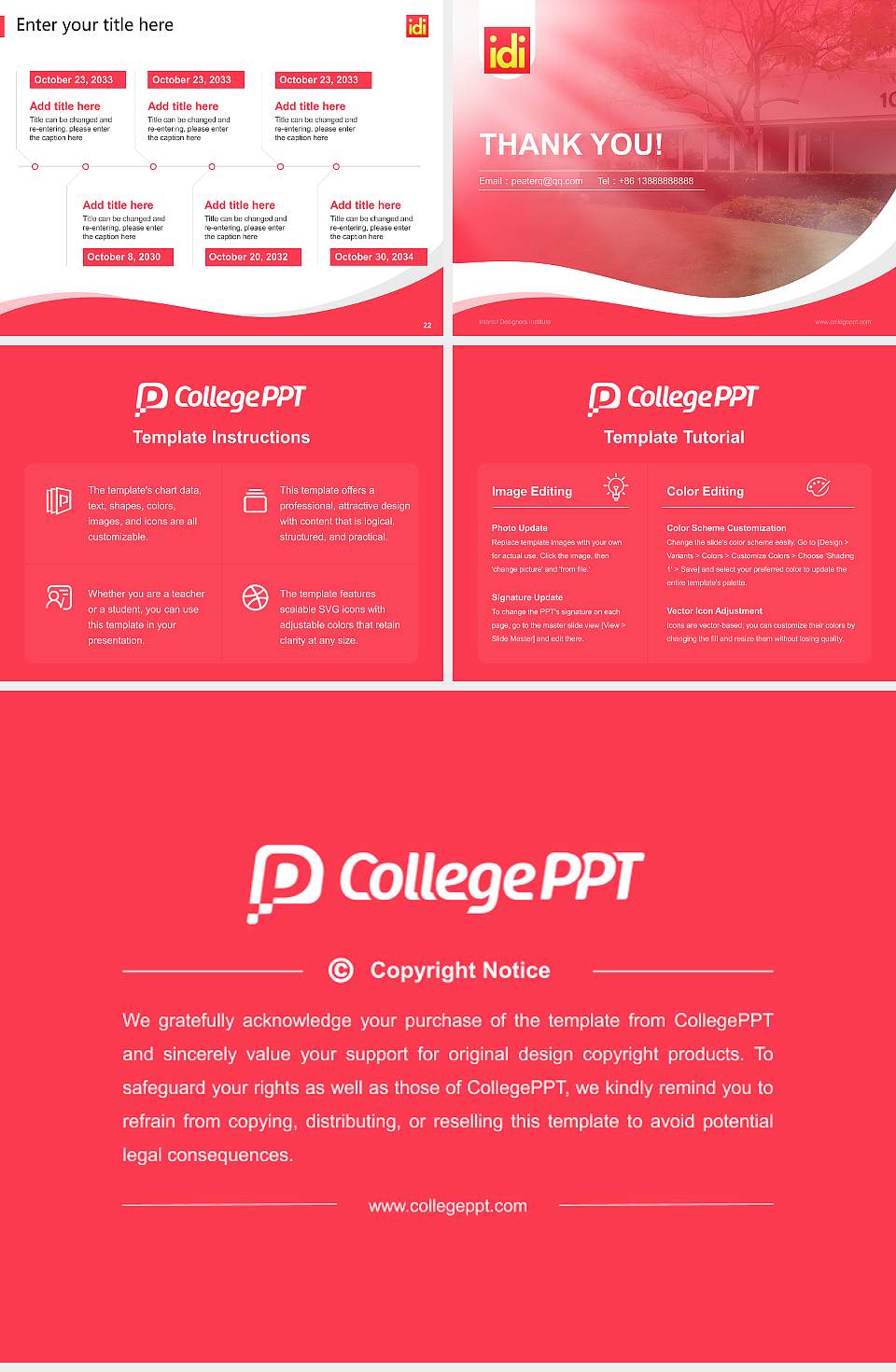 Interior Designers Institute Lecture Sharing and Networking Event PPT Template4:3 ratio PPT effect preview image4