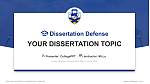 Johnson & Wales University-North Miami Graduation Thesis Defense PPT Template