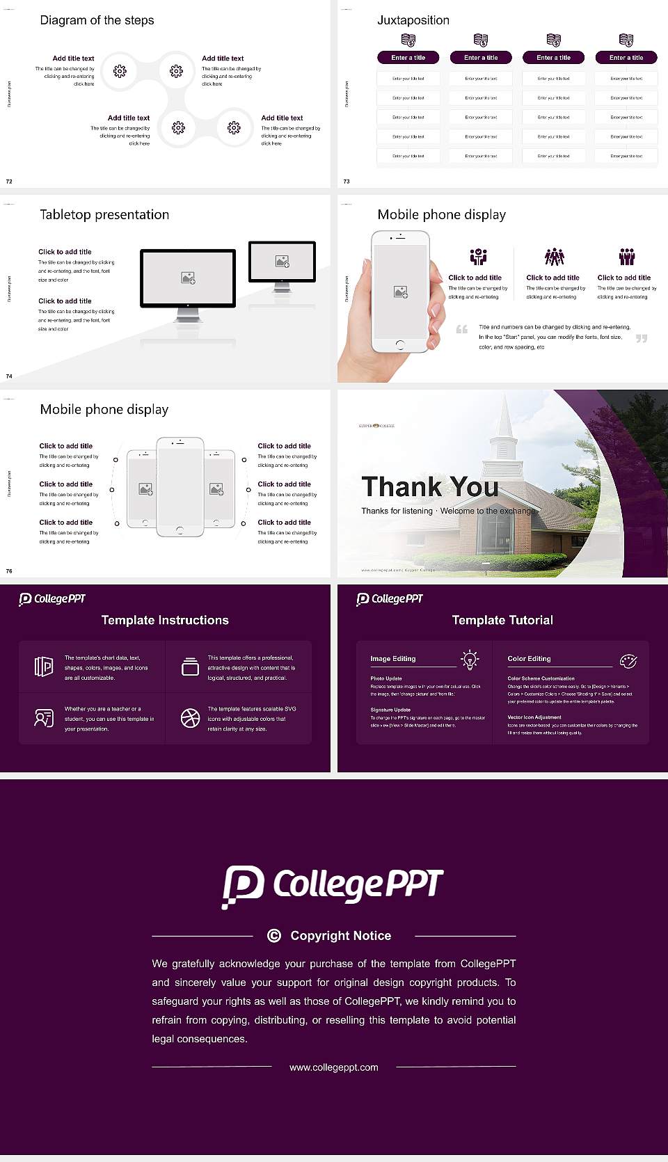 Kuyper College Competition/Entrepreneurship Contest PPT Template16:9 ratio PPT effect preview image9