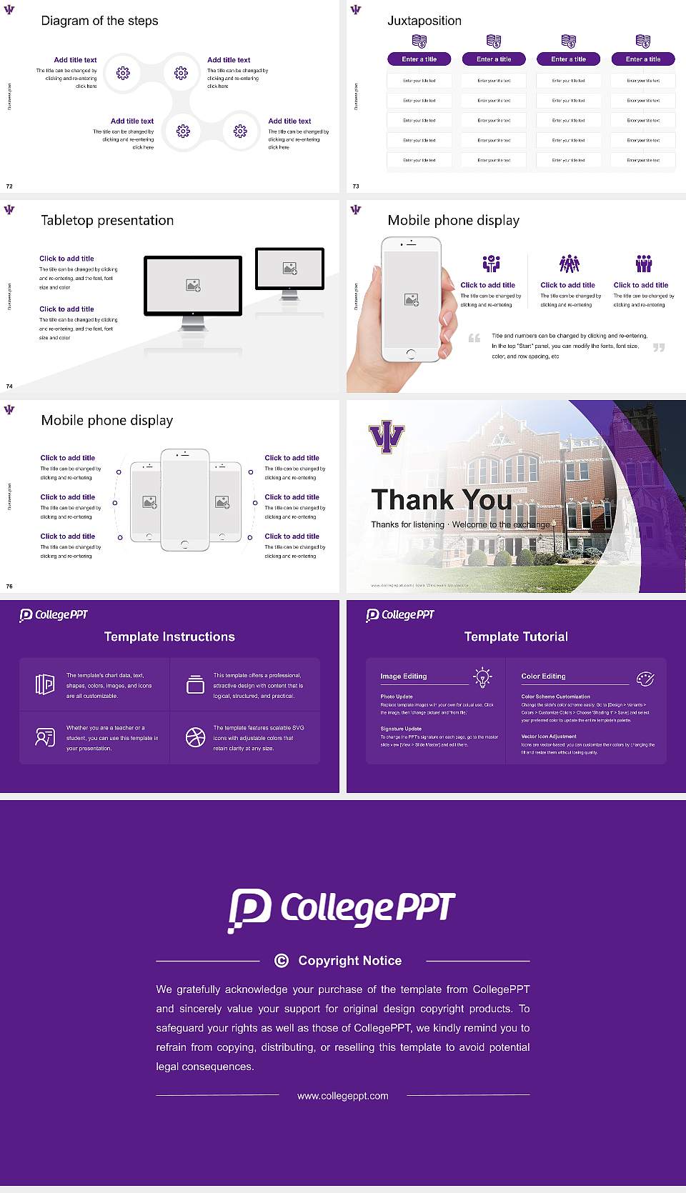 Iowa Wesleyan University Competition/Entrepreneurship Contest PPT Template16:9 ratio PPT effect preview image9