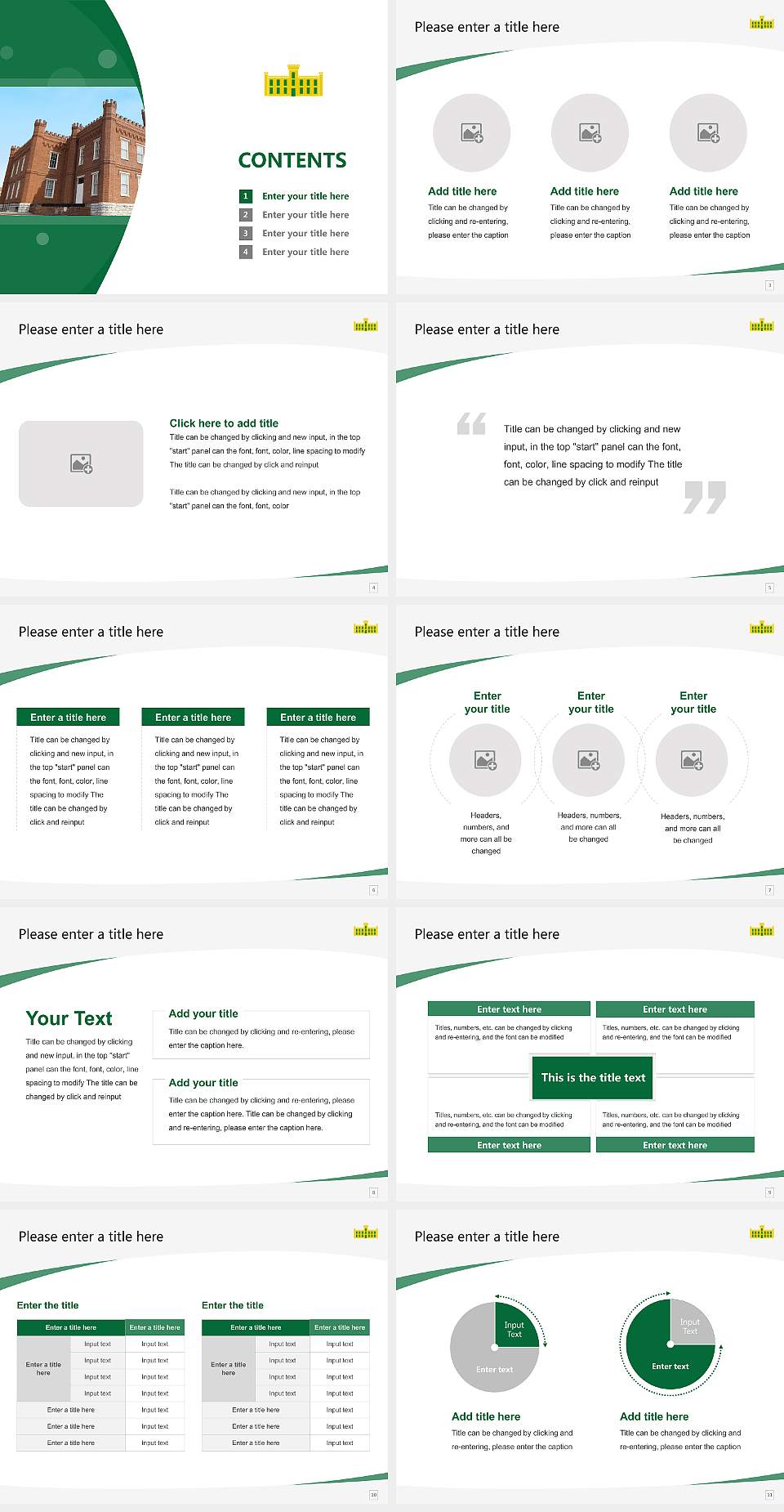 Kentucky State University Course/Courseware Creation PPT Template4:3 ratio PPT effect preview image2